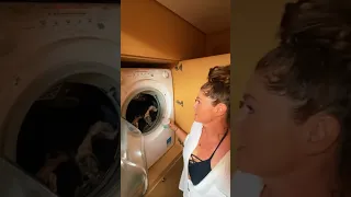 How to wash clothes on a sail boat #sailingfamily #travel #sailboat #laundry #travel #simpleliving