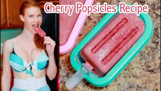 Cherry Popsicles Recipe How to Make Ruby Day Cooking