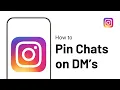 How To Pin Chats On Instagram DM s