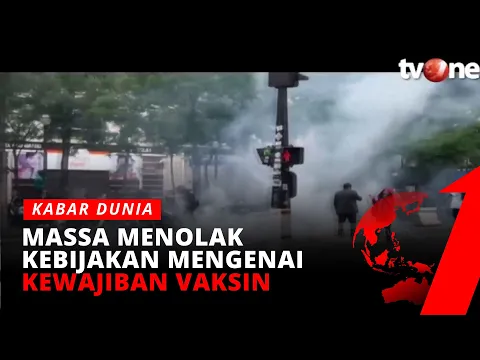 Ratusan Orang Menggelar Aksi Protes di Paris, Massa Menolak Kebijakan Mengenai Kewajiban Vaksin