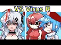 Friday Night Funkin VS Virus R FULL WEEK Cutscenes FNF Cute BF