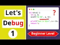 C Programming Debug Practice - Can You Spot the Bugs Day 1