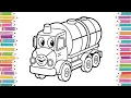 Truck Coloring Pages Step By Step For Beginners Basic How To Color Tips