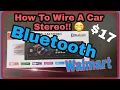 DIY How To Hook Up a Car Stereo 17 Walmart Bluetooth Stereo Wiring Made Easy