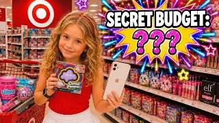 I got a SECRET BUDGET @target ! 💰🎯 FUN SHOPPING CHALLENGE! 🛒 #funny #trending #games #fyp #comedy 