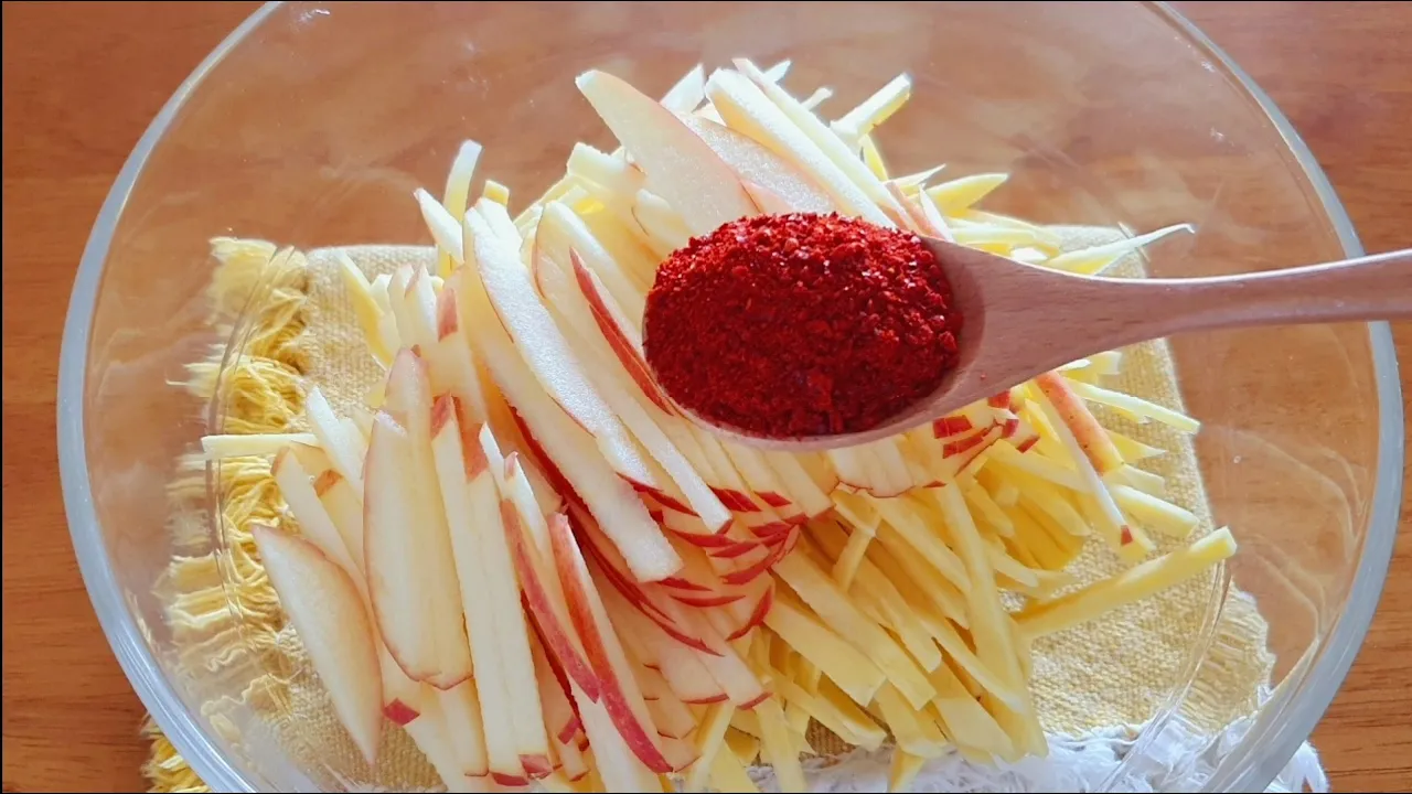 고구마사과무침