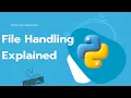 Python File Handling Explained Read Write Files in Tamil Core Python Mastery Episode 33