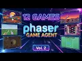 Describe a Game Play It in Minutes Phaser Game Agent Vol 2
