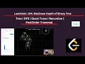 Leetcode 104 Maximum Depth of Binary Tree ON Recursion DFS