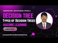 Types of Decision Trees Algorithms ID3 C4 5 CART