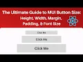 The Ultimate Guide to MUI Button Size Height Width Margin Padding and Font Size