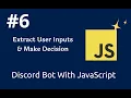 Discord Bot Command Arguments How Discord Bot Extract User Inputs Make Decision