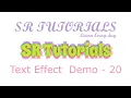 Text Shadow Effect Demo - 20 Css SR Tutorials