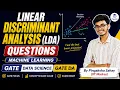 Linear Discriminant Analysis LDA Questions Machine Learning GATE Data Science GATE DA