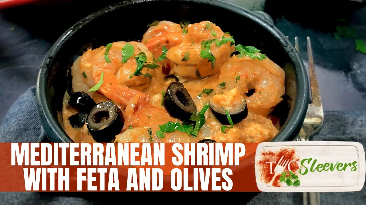 Mediterranean Shrimp With Feta and Olives Recipe