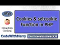 Setting Cookies - COOKIE super global in PHP in Hindi PHP Tutorial