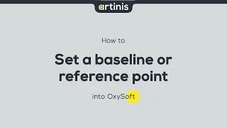 How to set a baseline or reference point in OxySoft