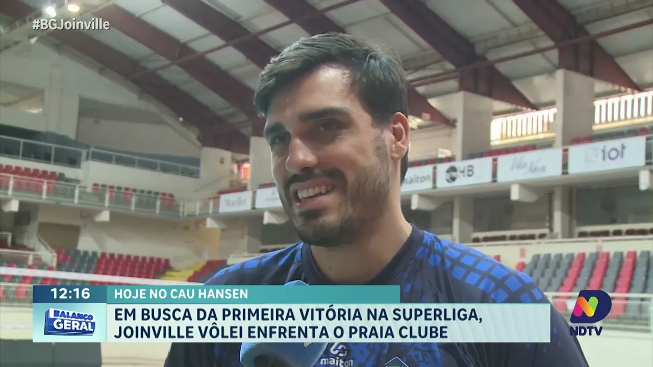 Em busca da primeira vitória na Superliga, Joinville Vôlei enfrenta o Praia Clube no Cau Hansen