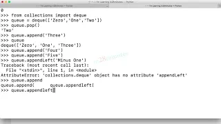 14 3 Tip 3 Collections Module deque for Queue and Stack
