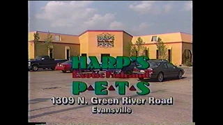 CHEESY COMMERCIAL Harp s Pets Evansville Indiana 1993