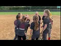 Loudoun Inferno Softball Cheer With Custom Ink Shirts