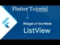ListView Flutter Widget How to create List in Flutter Flutter ListView Tutorial in Dart