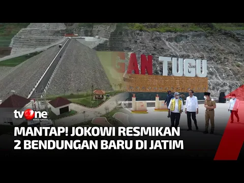 Presiden Jokowi Resmikan Dua Bendungan Baru di Trenggalek