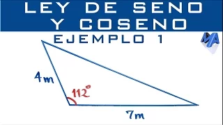 Law of Sines and Cosines Example 1 Solving the Triangle
