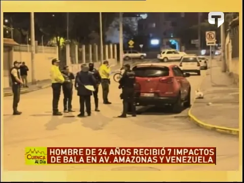 Hombre de 24 años recibió 7 impactos de bala en av. Amazonas y Venezuela