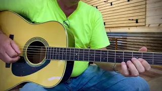 Yamaha LL6M ARE Acoustic Guitar Demo by Denny Ray Wolf
