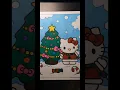 Satisfying Coloring Page - Christmas Hello Kitty
