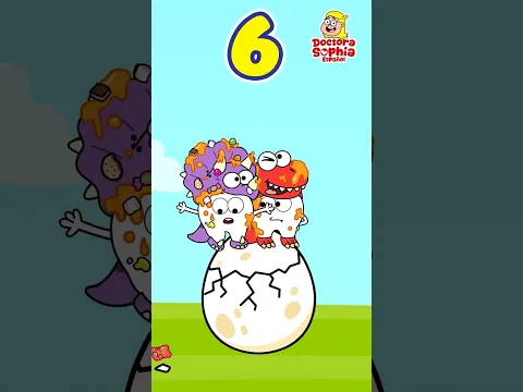 Cuenta Dinosaurios del 1 al 10 | Cepíllate los Dientes #shorts