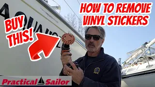 Removing Vinyl Stickers From A Boat