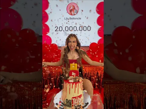 Así celebré mis 20 MILLONEEES!!! 😍🫵🏻❤️