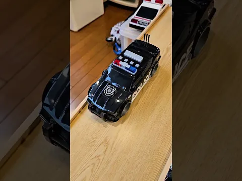 Police Car pushing mini police car toys #toys #minicar #パトカー