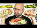 Lagu Mananc SHAORMA de la Subway pentru prima data...