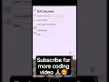 EMI CALCULATOR USING HTML CSS AND JAVASCRIPT
