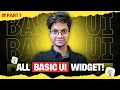 Flutter Basic UI Widgets Explained Text Image Row Column Scaffold More codeSprinkles