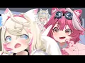 Raora simply touches Mococo's tail 【Hololive Animation】