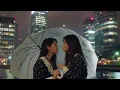 Download Lagu Love in the Rain: Two women share a passionate kiss under an umbrella🌧️💋🏙️ #LoveWithoutLimits