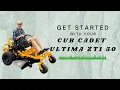 Get started with your Cub Cadet Ultima ZT1 50 - Zero-Turn Mower