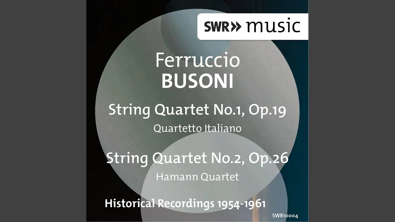 String Quartet No. 1 in C Major, Op. 19, BV 208: III. Menuetto String Quartet No. 1 in C Major, Op. 19, BV 208: III. Menuetto