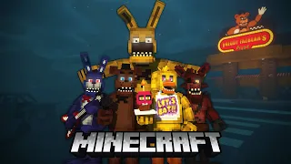 จะรอดมั้ย!! เมื่อผมต้องไปเป็นยามที่ร้าน Freddy's🍕| Minecraft FnaF