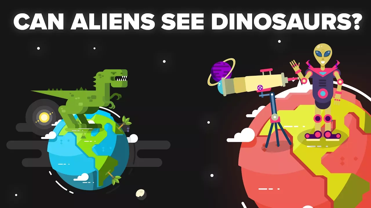 Could Aliens 65 Million Light Years Away from Earth See Dinosaurs Alive?