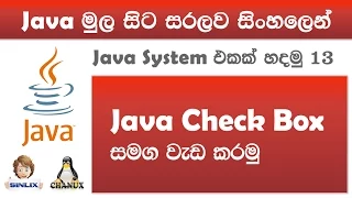 Sinhala Java with Netbeans Lesson 13 by Chanux
