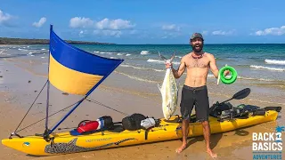 FIRST FISH KAYAKING  (Catch, Clean, Fire Cook-up 🐟 )