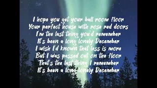 December (Again) by Neckdeep ft. Mark Hoppus | (Lyrics)