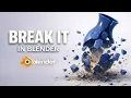 How to Break Objects in Blender - Full Tutorial for Beginners Step by Step