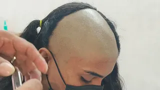 very thick hair to headshave for donation i keralahairdonations headshave hairdonation hairstyle