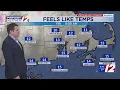 WPRI 12 Weather Forecast 26 Frigid Gusty Tonight Into Friday